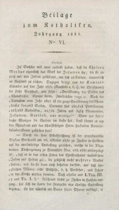 XXXIII-XLVIII Beilage Nr. VI