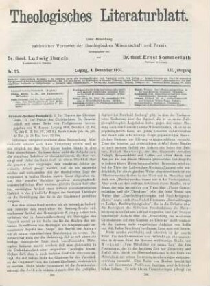 385-387 [Rezension] Reinhold-Seeberg-Festschrift. I. ; II.