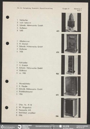 10/2: Kohleöfen