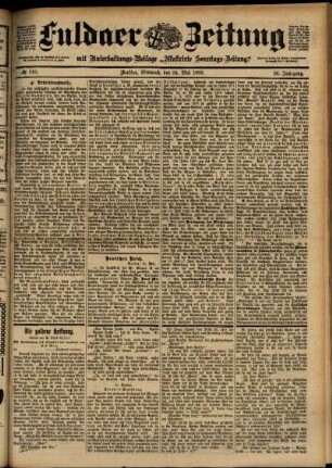 Ausgabe vom Mittwoch, den 24. Mai 1899.