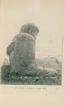 Der Daibutsu in Kamakura von hinten gesehen