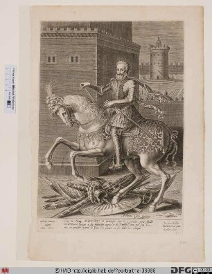 Bildnis Heinrich (Henri) IV., König von Frankreich und Navarra (reg. 1589-1610)