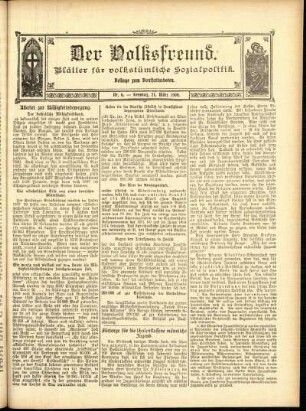 Ausgabe vom Sonntag, den 21. März 1909.