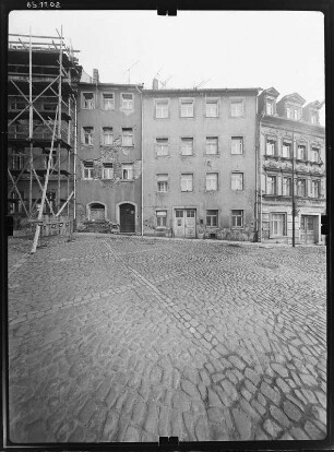 Zittau, August-Bebel-Platz (Neustadt) 6. Wohnhaus (2. H. 18. Jh.). Straßenfront