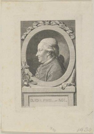 Bildnis des Ioh. Phil. dv Roi.
