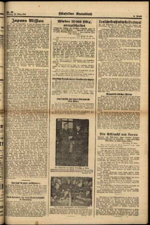 Zweite Ausgabe vom Freitag, den 28. März 1941.