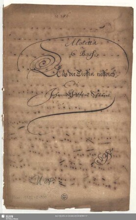 Stimmensatz [Schreiber: Samuel Jacobi]