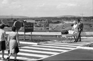 Weil: Fußgängerüberweg an der Autobahn