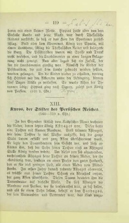 XIII. Kyros, der Stifter des Persischen Reiches