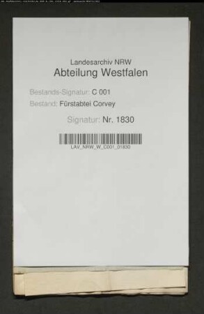 Beschreibung des Lehnguts Messenhausen der von Imbsen