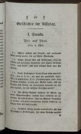 Geschichte der Assyrer.