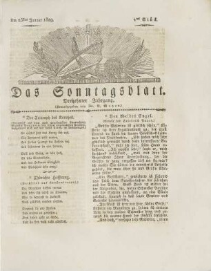 4, 1829: Stück