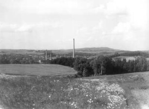 Lunzenau, Stadtteilansicht : Lunzenau. Stadtteilansicht von Osten