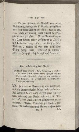 Ein und dreißigstes Kapitel. - Vier und dreißigstes Kapitel.