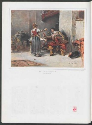 En la hostería : Óleo de Morillo, de la colección de don José María Méndez