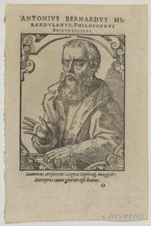 Bildnis des Antonivs Bernardvs