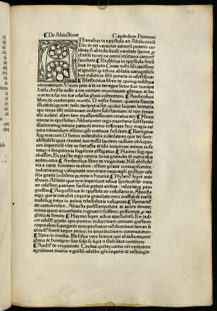 252r-263v, De Abiectione. Capitulum Primum. - De Ascensione domini. Capitlulum XXV.