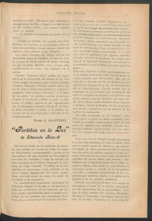 "Perdidos en la Luz" de Edmundo Bianchi