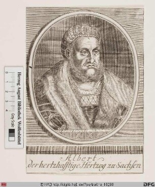 Bildnis Albrecht III. der Beherzte, Herzog zu Sachsen (reg. 1464/85-1500)