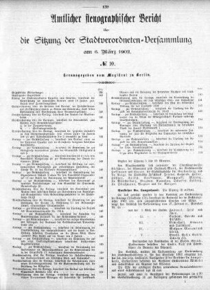 No. 10, 6. März 1902