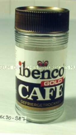 Glas für Kaffeeextrakt "GOLD CAFE"