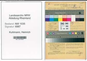 Entnazifizierung Heinrich Kuhlmann , geb. 16.02.1906 (Steiger)