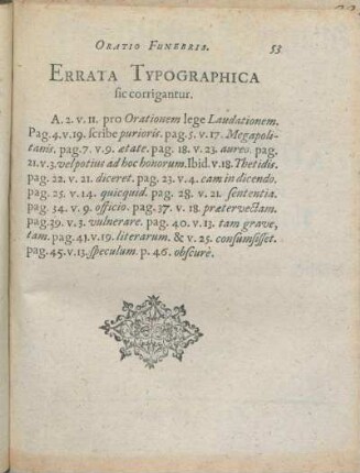 Errata Typographica sic corrigantur.