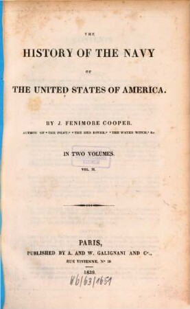 The history of the Navy of the United States of America : in two volumes. 2