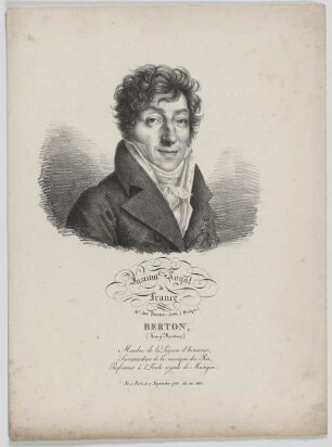 Bildnis des Henri-Montan Berton