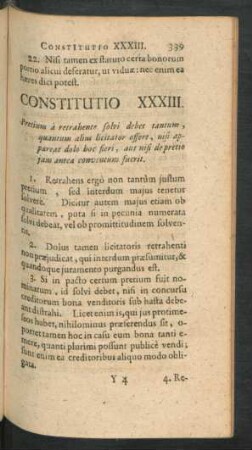 Constitutio XXXIII.