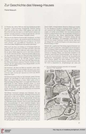 Zur Geschichte des Vieweg-Hauses