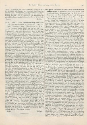 336-338 [Rezension] Grafe, Theologische Arbeiten aus dem Rheinischen wissenschaftlichen Prediger-Verein. Neue Folge. Viertes Heft