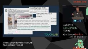 Mobile Oriented Architecture