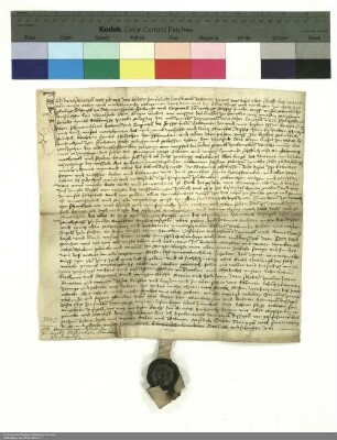 Revers Heinrich Rützels bezüglich der Erlaubnis zum Bau einer Mühlstatt bei Kleinlüder