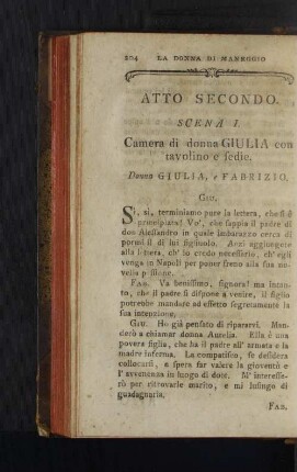 Atto Secondo.