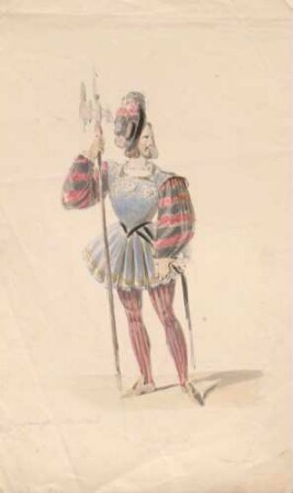 Kostümbilder zu "Die Zöglinge", Ballett