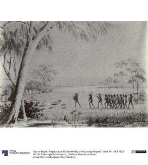 "Begräbnisse. Encounter-Bay und Koorong-Gegend."