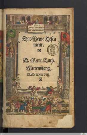 Biblia: das ist: die gantze Heilige Schrifft Deudsch
