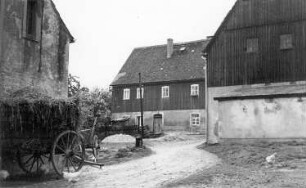 Bischofswerda-Schönbrunn. Altes Erbgericht, ehem. gehörte dazu die Windmühle