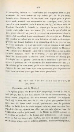 37. Brief van Van Polanen aan D'Ozy, 24 Jan. 1809