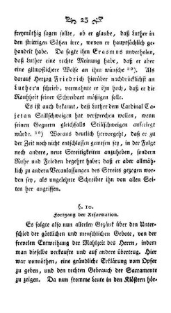 §. 10. Fortgang der Reformation.