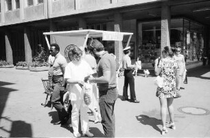 Straßensammlung des Arbeiter-Samariter-Bundes für Obdachlose in Peru