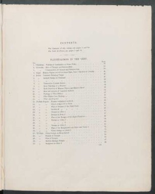 Contents. [and] Illustrations in the text.
