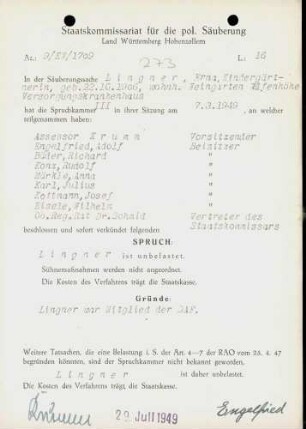 Lingner, Erna