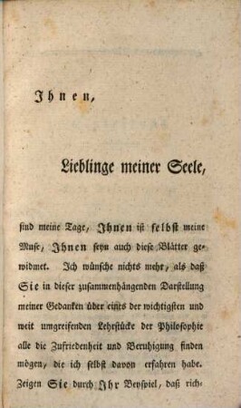 Eleutheriologie, oder über Freyheit und Nothwendigkeit : Zum Gebrauch der Vorlesungen in den Michaelisferien