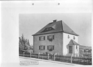 Neukirch. Wohnhaus (1920/1930, Heimstättengesellschaft Sachsen/ H. G. S.)