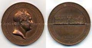 Preismedaille der Gewerbeausstellung Berlin 1844 für die Helfer