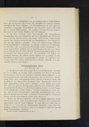 Wissenschaftlicher Abend am 3. November 1904.