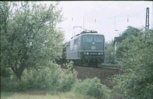 Einfahrt Tamm Lok 151 028 Güterzug