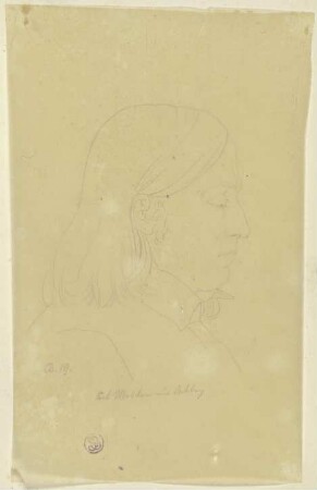 Bildnis des Malers Carl Mosler aus Koblenz